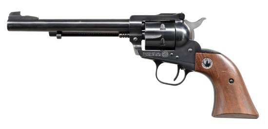 RUGER SINGLE SIX SA REVOLVER W/ EXTRA CYLINDER