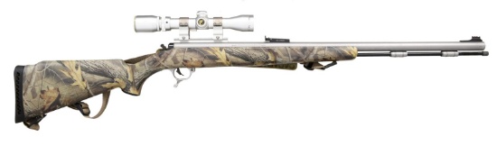 THOMPSON CENTER OMEGA REALTREE INLINE RIFLE.