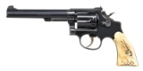 BLUED SMITH & WESSON MODEL K22 REVOLVER.