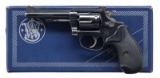 S&W MODEL 34-1 DA REVOLVER WITH BOX.