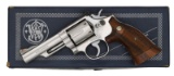 STAINLESS STEEL SMITH & WESSON MODEL 66-1 REVOLVER