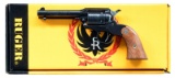 RUGER NEW BEARCAT REVOLVER WITH BOX.