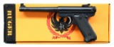 FIRST YEAR RUGER MARK II TARGET SEMI-AUTO PISTOL.