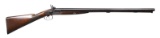 WILLIAM READ & SON SXS PERCUSSION SHOTGUN.