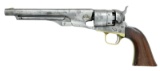 EARLY 4 SCREW COLT MODEL 1860 ARMY REVOLVER.