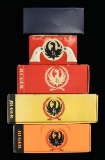 5 RUGER & SMITH & WESSON BOXES.