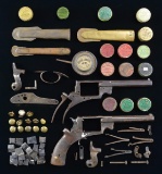 BOX OF GUN PARTS.
