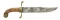 CONFEDERATE PISTOL GRIP SIDE KNIFE.