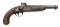 2 US MODEL 1842 ASTON SINGLE SHOT PISTOLS.