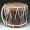 NAMED CIVIL WAR ERA DRUM.