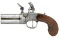 BIRMINGHAM O/U TAP ACTION PISTOL RETAILED BY MASH