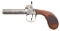 BELGIAN SXS PERCUSSION PISTOL.