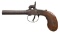 BELGIAN SXS PERCUSSION PISTOL.