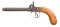 GERMAN PERCUSSION SXS PISTOL.