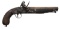 UNMARKED FLINTLOCK PISTOL.