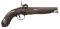 UNMARKED PERCUSSION PISTOL.
