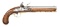 DON POULIN CONTEMPORARY FLINTLOCK PISTOL.