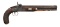 KENTUCKY STYLE PERCUSSION PISTOL.