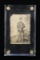 VERY FINE & RARE INDIAN WAR TINTYPE OF SOLDIER