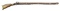 UNMARKED CONTEMPORARY FULL STOCK FLINTLOCK RIFLE.