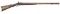 JC MASON FLINTLOCK HALFSTOCK MUSKET.