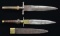2 EARLY PLUG BAYONETS.