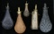 5 POWDER FLASKS.