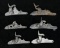6 MOSTLY AMERICAN MUSKET LOCK MECHANISMS INCLUDING