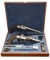CASED PAIR OF PEDERSOLI PERCUSSION DUELING