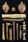 LARGE LOT OF NATIVE AMERICAN TOOLS & TRADE ITEMS.