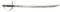 LATE 18th CENTURY BRITISH OFFICER'S SHORT SABER.