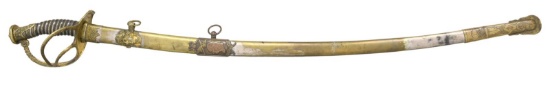 HIGH GRADE CIVIL WAR CAVALRY OFFICER SABER.