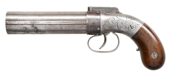 ALLEN & THURBER BARHAMMER PEPPERBOX PISTOL.