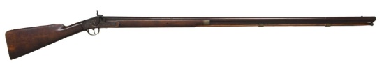 LONDON HALF STOCK PERCUSSION FOWLER WITH 1862