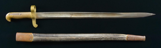 US M1862 REMINGTON ZOUAVE RIFLE SABER BAYONET.