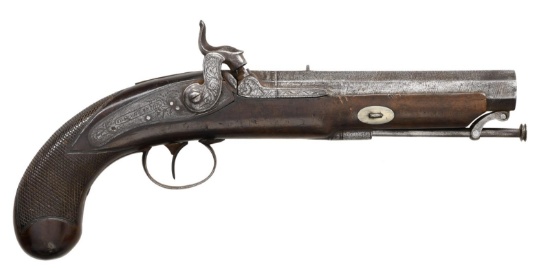 LONDON, SHARPE PERCUSSION PISTOL.