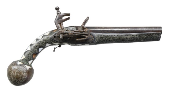 OTTOMAN MIQUELET PISTOL.