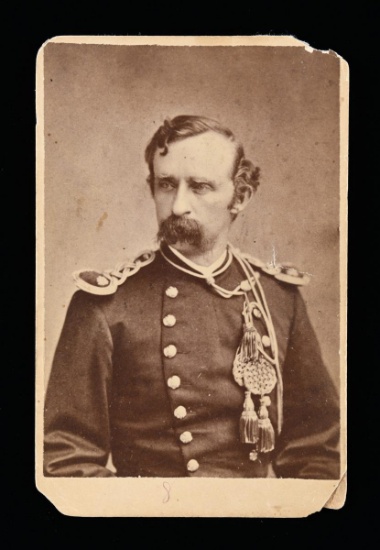 CABINET CARD PHOTOGRAPH OF GEORGE ARMSTRONG CUSTER