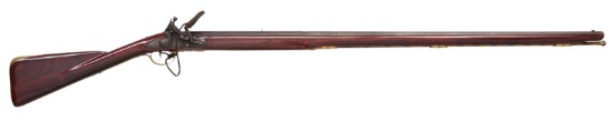 UNMARKED FLINTLOCK FULL STOCK MUSKET.