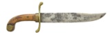 CONFEDERATE PISTOL GRIP SIDE KNIFE.