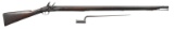 â€œA. W. SPIESâ€ FLINTLOCK MILITIA MUSKET & BAYONET.