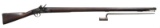 LANE & READ FLINTLOCK MUSKET WITH BAYONET.