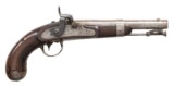 RARE & FINE WATERS FLAT LOCK MARTIAL SINGLE SHOT