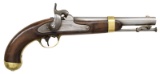 US MODEL 1842 ASTON PERCUSSION PISTOL.