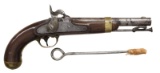 US MODEL 1842 ASTON PERCUSSION PISTOL.