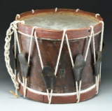 NAMED CIVIL WAR ERA DRUM.