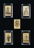 5 CDV IMAGES OF THE CIVIL WAR PERIOD.