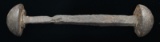 EARLY BLACKSMITH MADE NAVAL BAR SHOT.