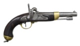 FRENCH MODEL 1822 PERCUSSION PISTOL.