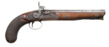 PAIR OF ENGLISH PERCUSSION HOLSTER PISTOLS BY